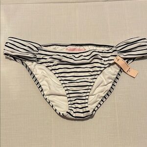 NWT Victoria’s Secret swim Women's Striped Bikini Bottom size small